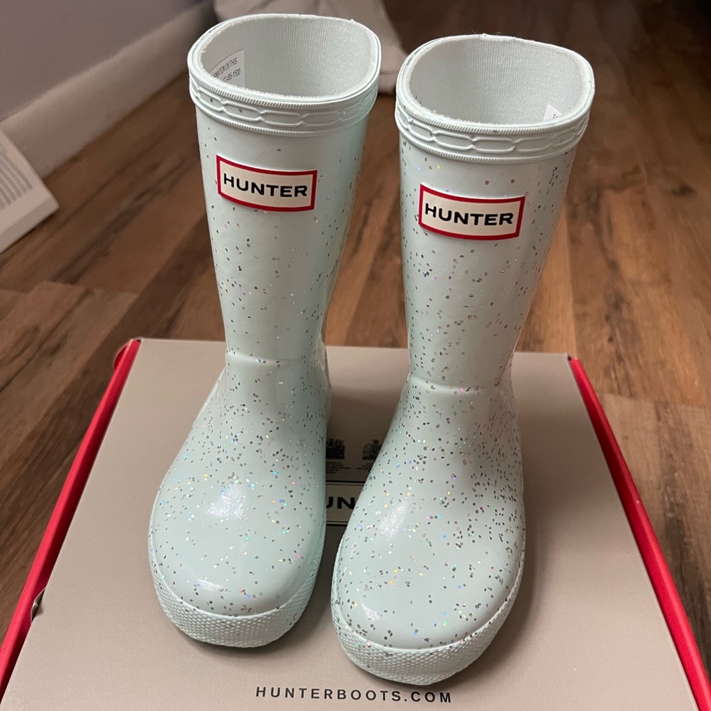 BRAND NEW Toddler HUNTER BOOTS color Gentle Blue - Picture 5 of 5